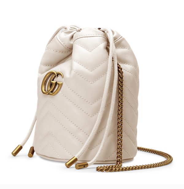 Gucci Mini Leather Bucket Bag - Image 2
