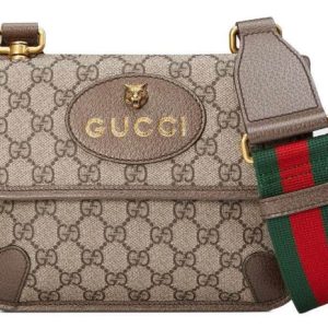 Gucci coffee colored crossbody bag