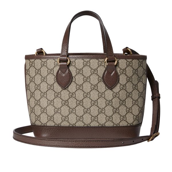 Gucci Mini Beige Canvas GG Pattern Handbag - Image 2