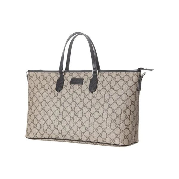 Gucci beige canvas logo single shoulder crossbody handbag - Image 2