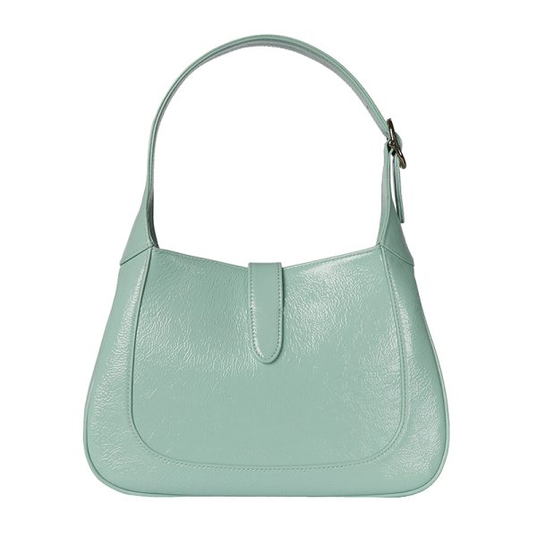 Gucci small light green patent leather handbag - Image 2