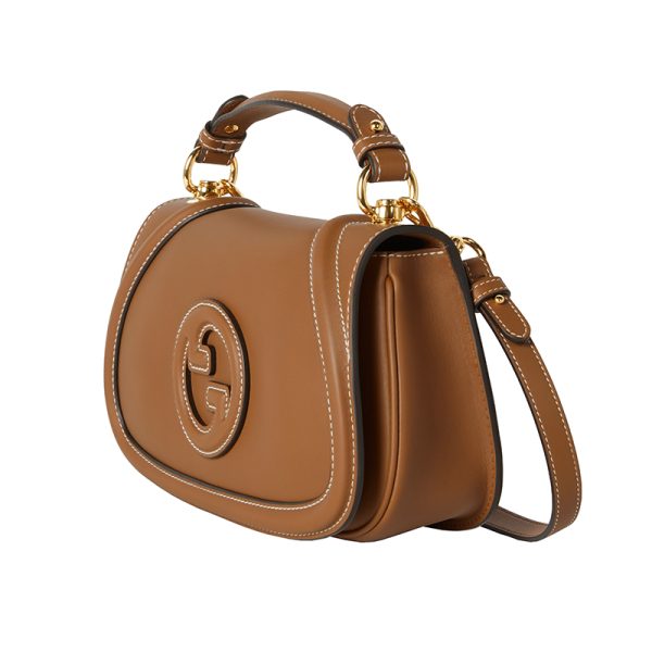 Gucci small brown leather handbag - Image 2