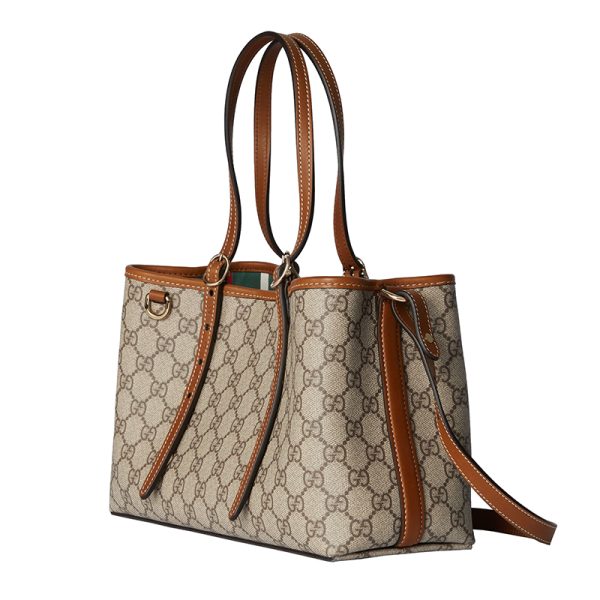 Gucci small brown special canvas handbag - Image 2