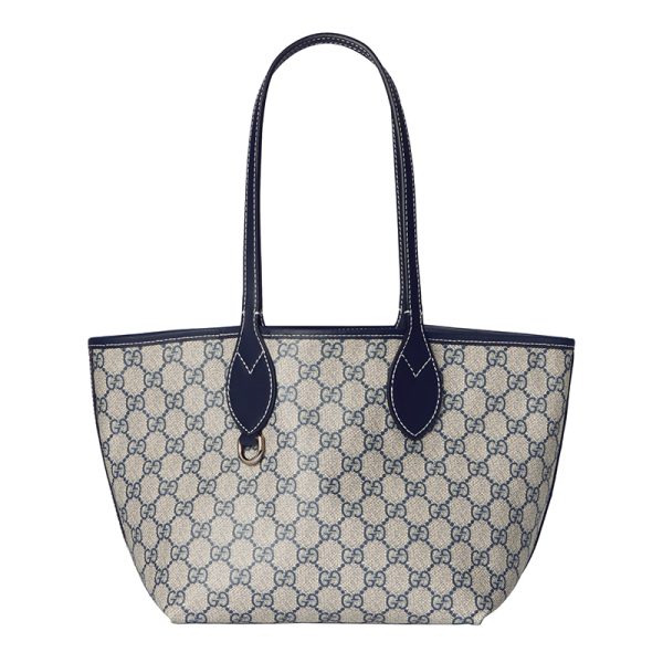 Gucci small dark blue denim double-sided color handbag - Image 2