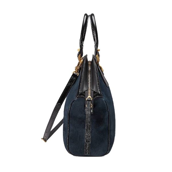 Gucci vintage leather handbag material - Image 2