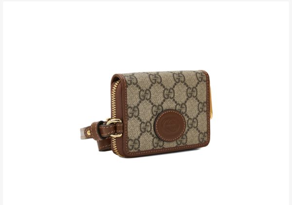 Gucci ebony canvas single shoulder handbag - Image 2