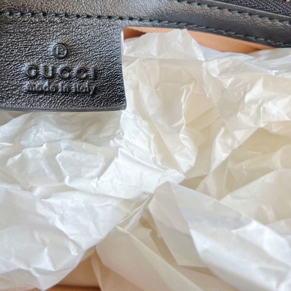 Gucci pumpkin colored black border bag - Image 4