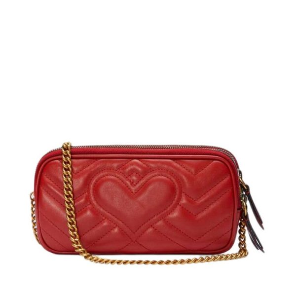 GUCCI Red Shoulder Bag - Image 2