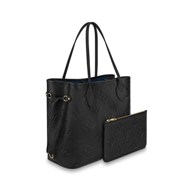 LV black embossed cowhide single shoulder diagonal cross bag - Image 2