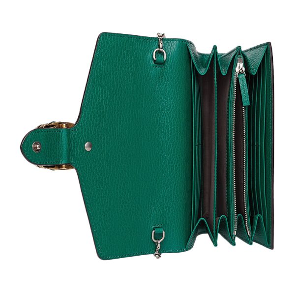 Gucci Mini Emerald Leather Cross Shoulder Bag - Image 2