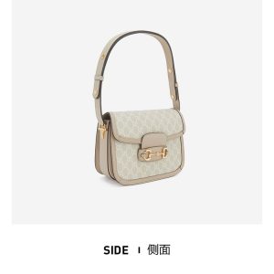 Gucci small canvas shoulder crossbody bag