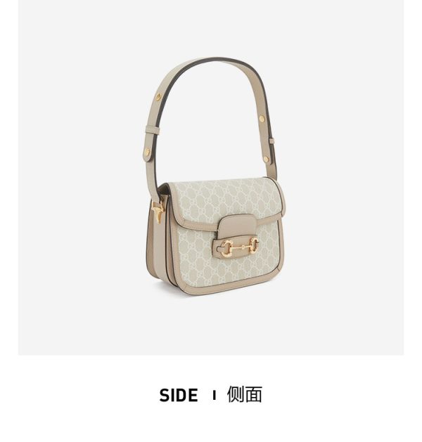 Gucci small canvas shoulder crossbody bag