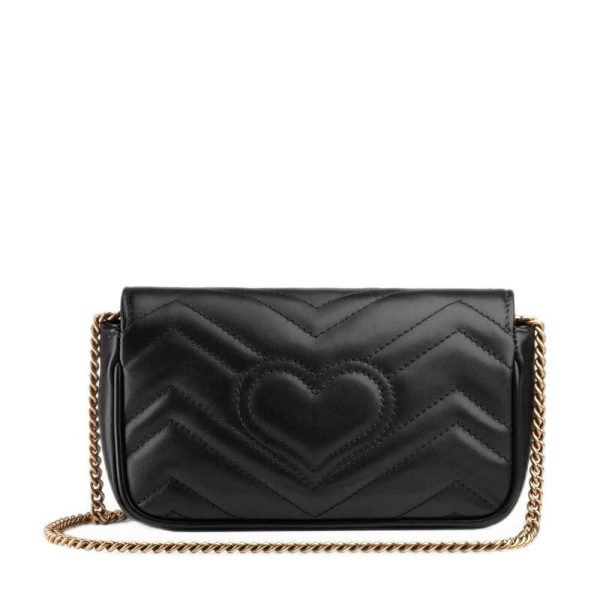 Gucci Black Quilted Leather Shoulder Bag - Image 2