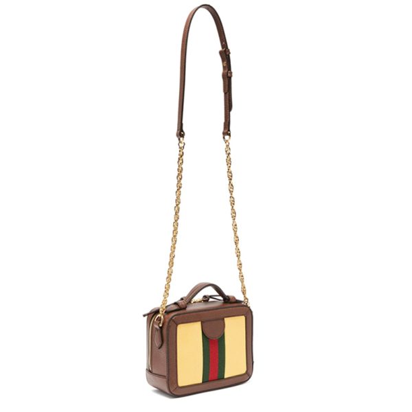 Gucci red green striped color blocked single shoulder crossbody bag - Image 2
