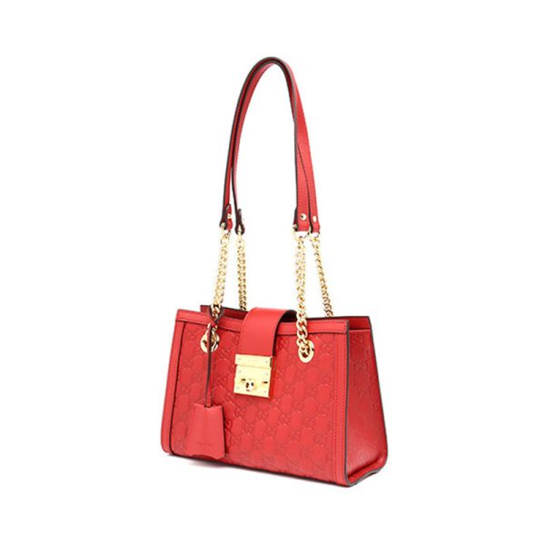 Gucci red cowhide single shoulder diagonal cross bag - Image 2