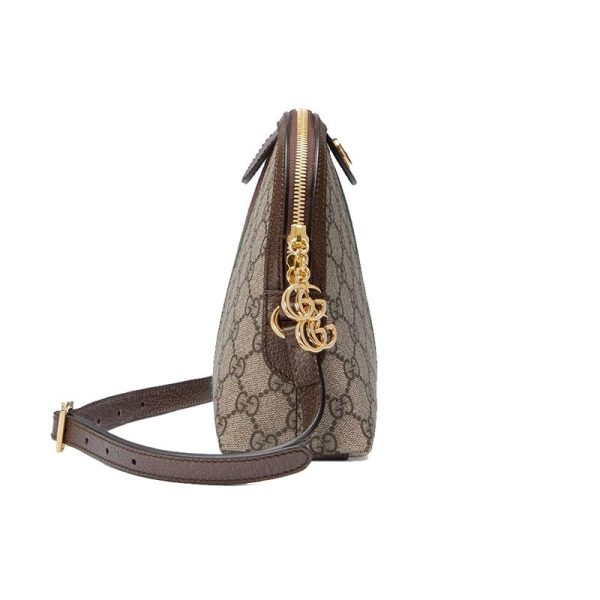 Gucci woven flower single shoulder diagonal shell bag - Image 2