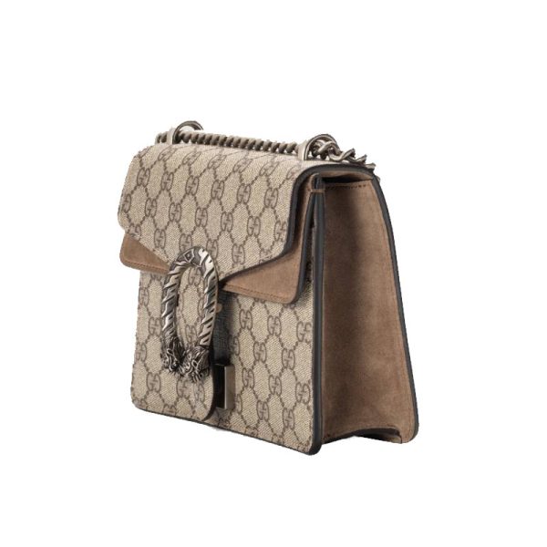 Gucci coffee colored fabric crossbody shoulder bag - Image 2