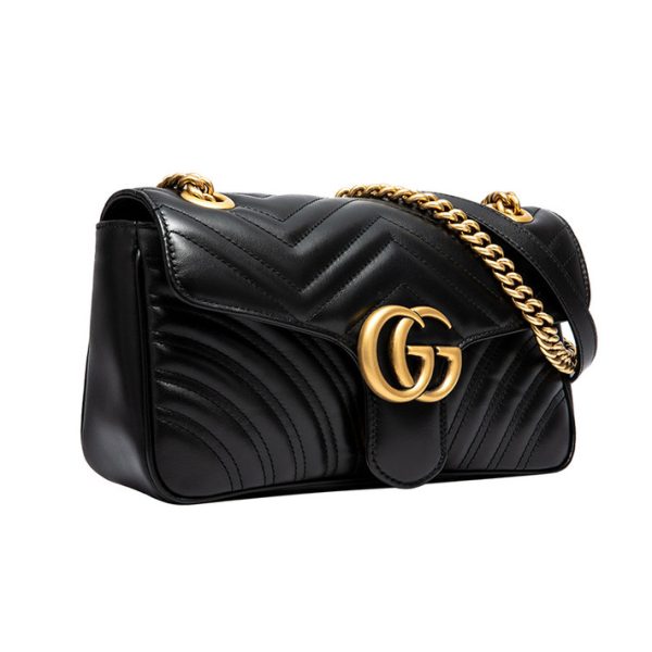 Gucci Water Pattern Wave Zipper Shoulder Cross Bag - Image 2