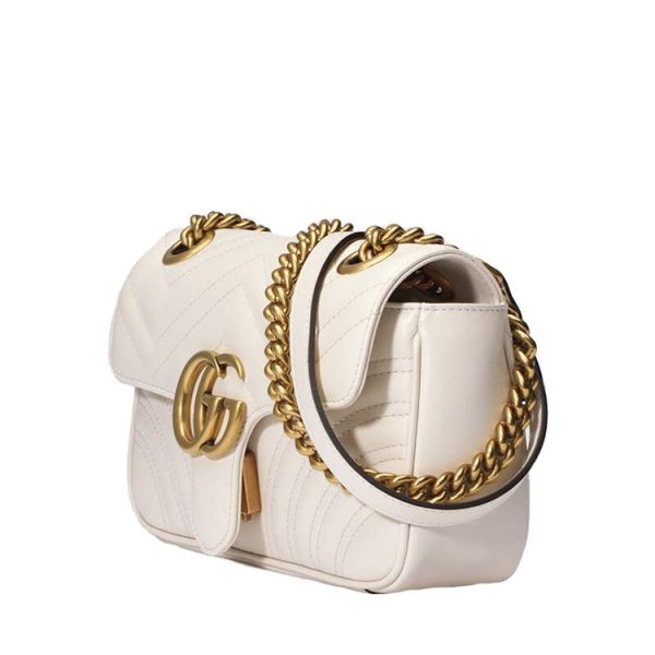 Gucci Double G Heart Imprint Shoulder Bag - Image 2
