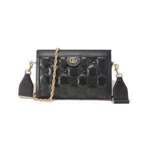 Gucci small leather chain shoulder crossbody bag