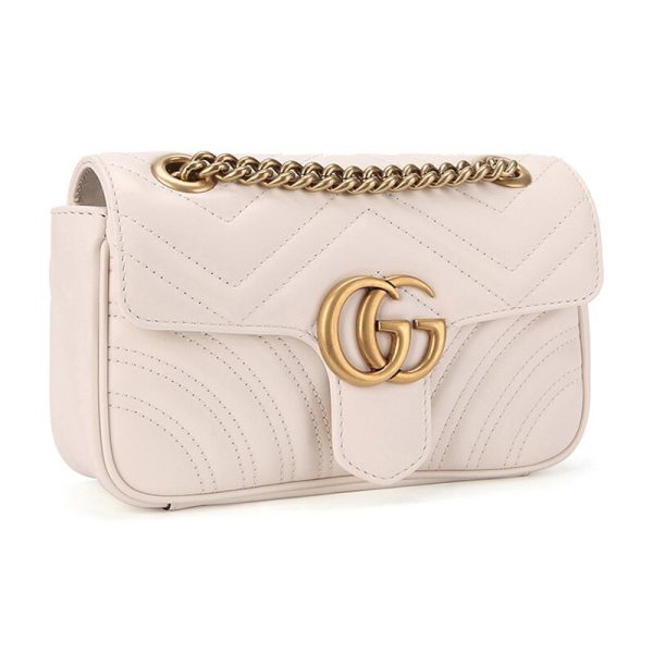 Gucci white cowhide shoulder bag - Image 2