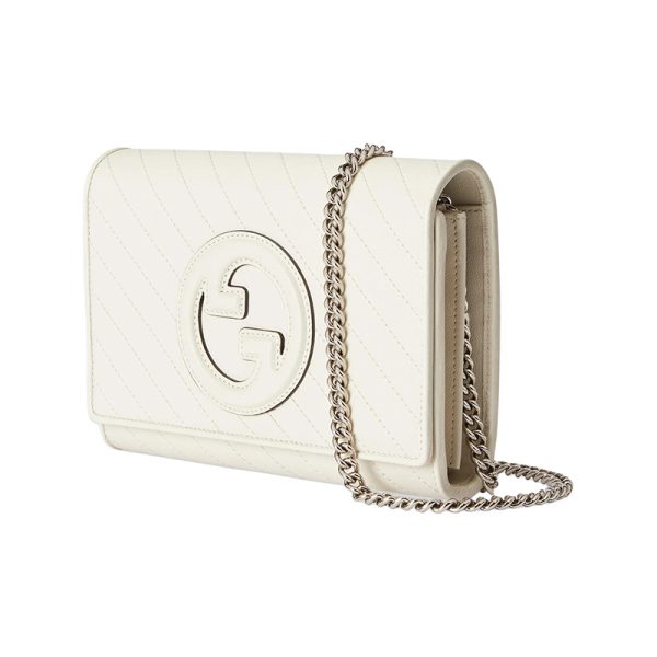 Gucci white leather crossbody shoulder bag - Image 2
