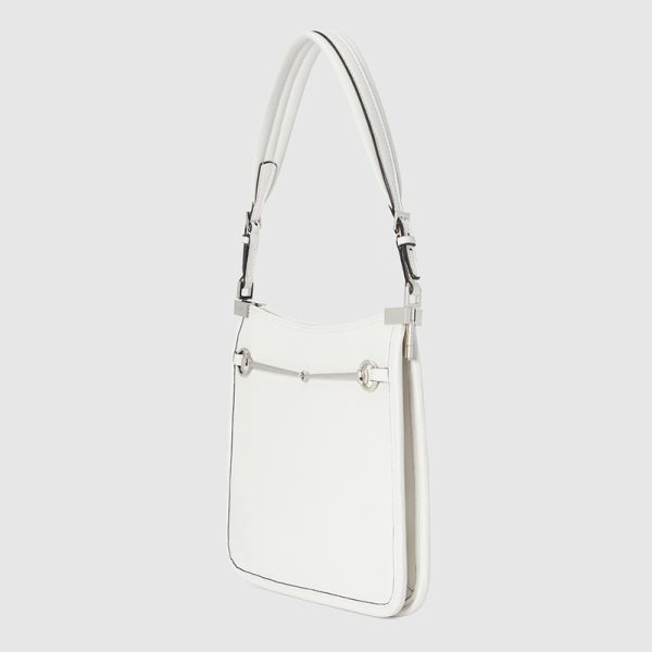 Gucci white leather adjustable shoulder bag - Image 2