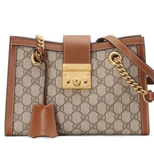 Gucci coffee colored shoulder bag
