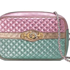 Gucci color blocked shoulder bag