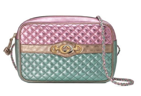 Gucci color blocked shoulder bag