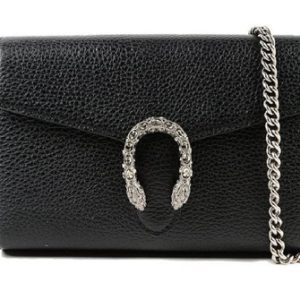 Gucci Black Leather Shoulder Bag