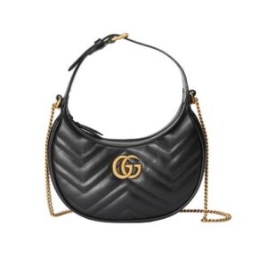 Gucci Black Leather Shoulder Bag