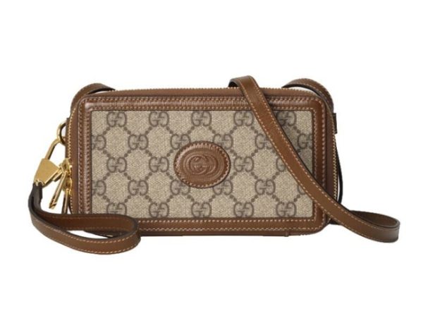 Gucci color blocked shoulder bag