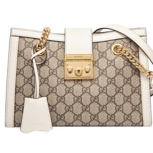 Gucci Brown Canvas Shoulder Bag