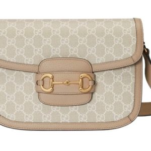 Gucci vintage canvas shoulder bag