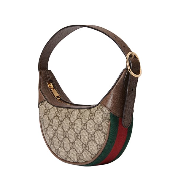 Gucci Mini Canvas/Leather Handbag - Image 2