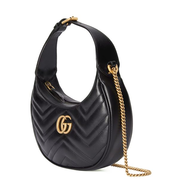 Gucci Black Quilted Leather Shoulder Bag - Image 2