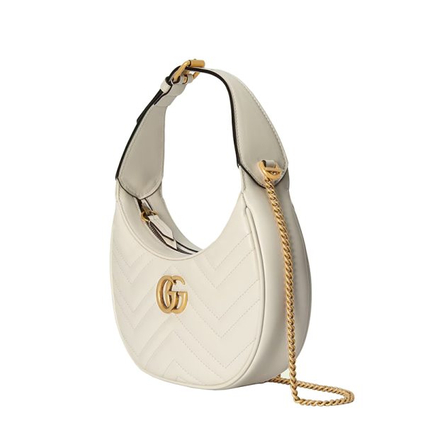 Gucci White Quilted Leather Shoulder Bag - Image 2
