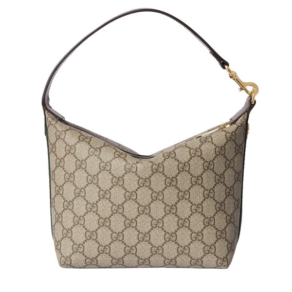 Gucci Mini Beige GG Canvas Zipper Opening Shoulder Bag - Image 2