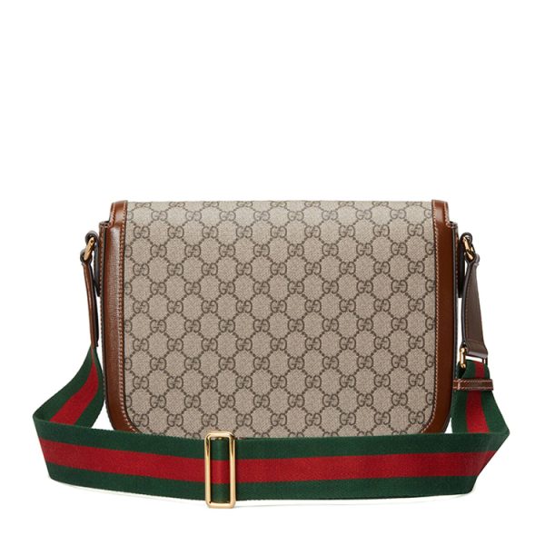 Gucci canvas leather shoulder bag - Image 2