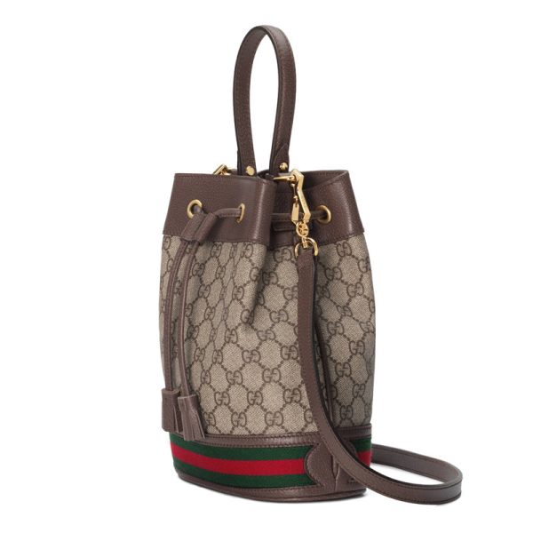Gucci Small Canvas GG Bucket Bag - Image 2
