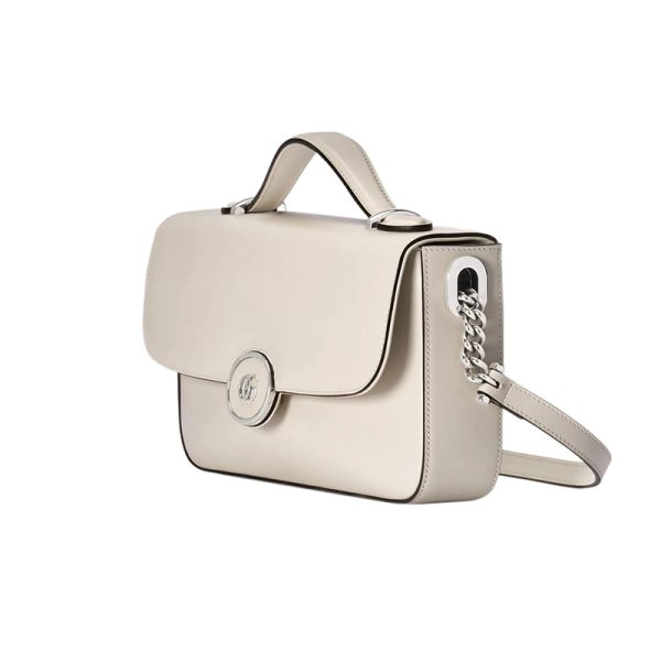 Gucci white leather crossbody shoulder bag - Image 2