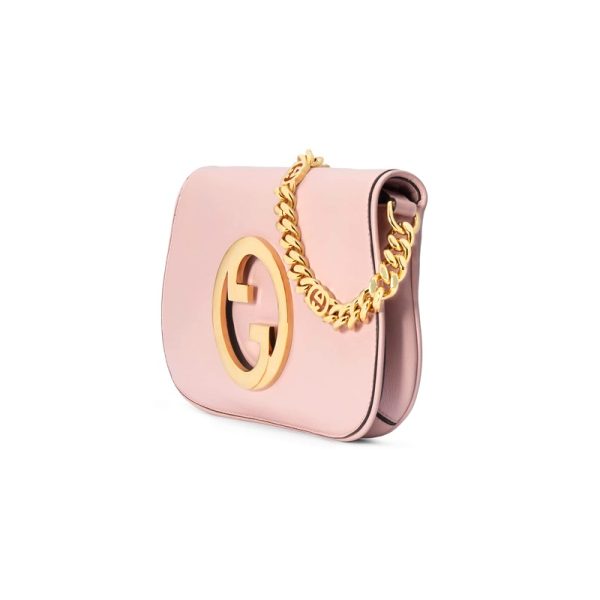 Gucci Pink Leather Shoulder Bag - Image 2