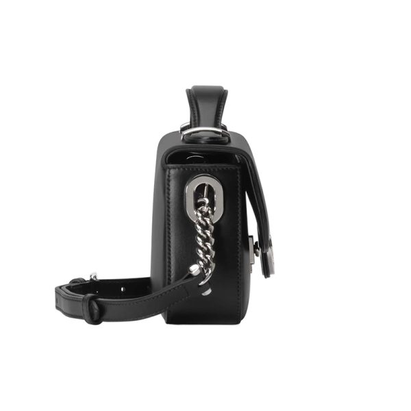 Gucci Black Leather Handbag Cross Shoulder Bag - Image 2