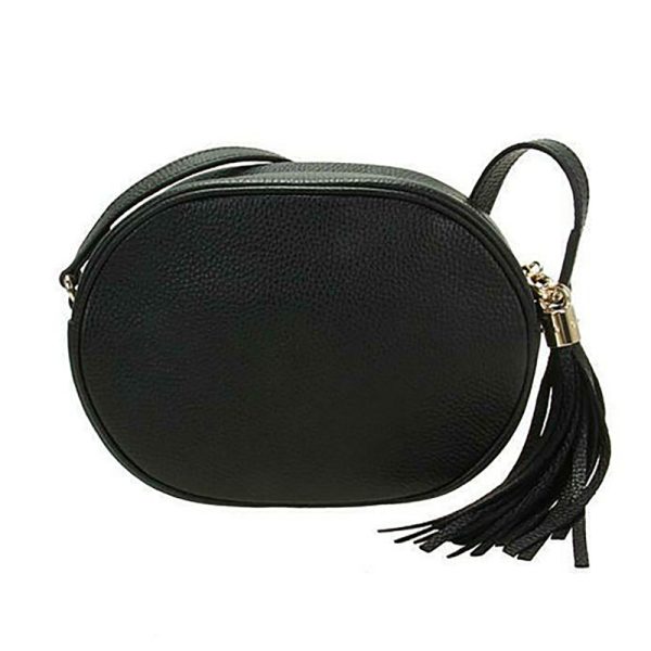 Gucci Black Leather Cross Shoulder Bag - Image 2