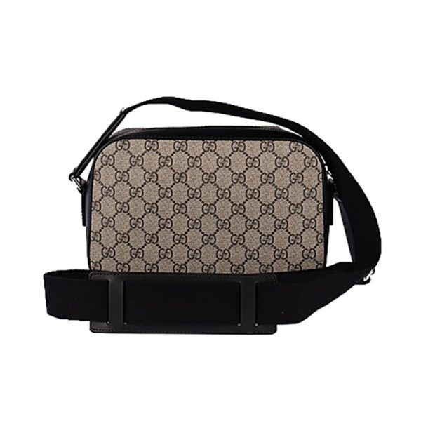 Gucci beige canvas with leather crossbody shoulder bag - Image 2