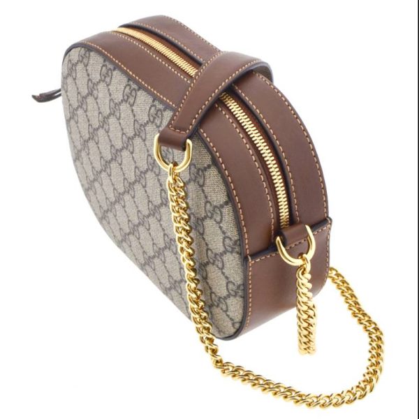 Gucci Brown Canvas Handheld Shoulder Bag - Image 2