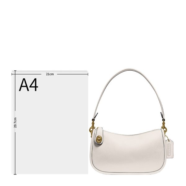Coach White Shoulder Bag - Image 2
