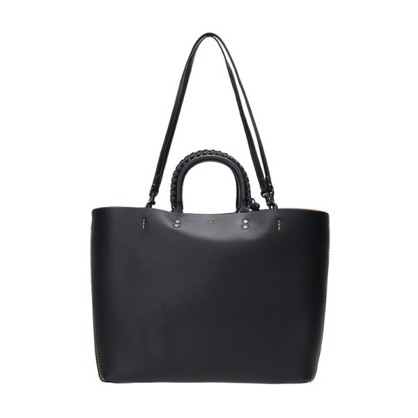 Coach Black Leather Handheld Shoulder Bag - Image 2