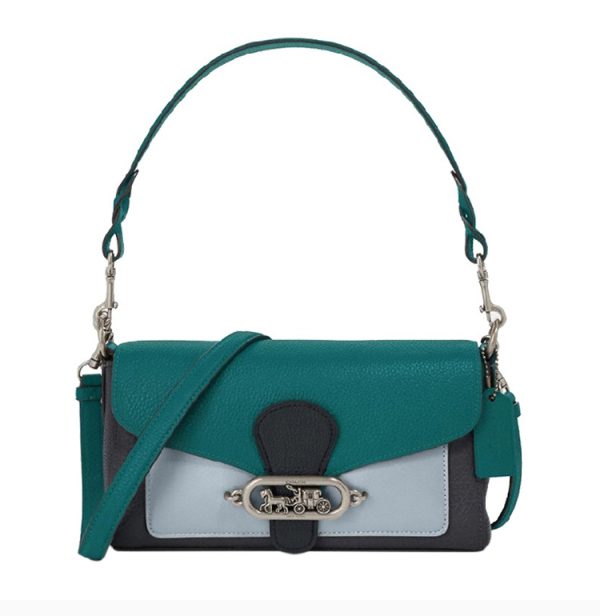 Coach leather shoulder crossbody bag